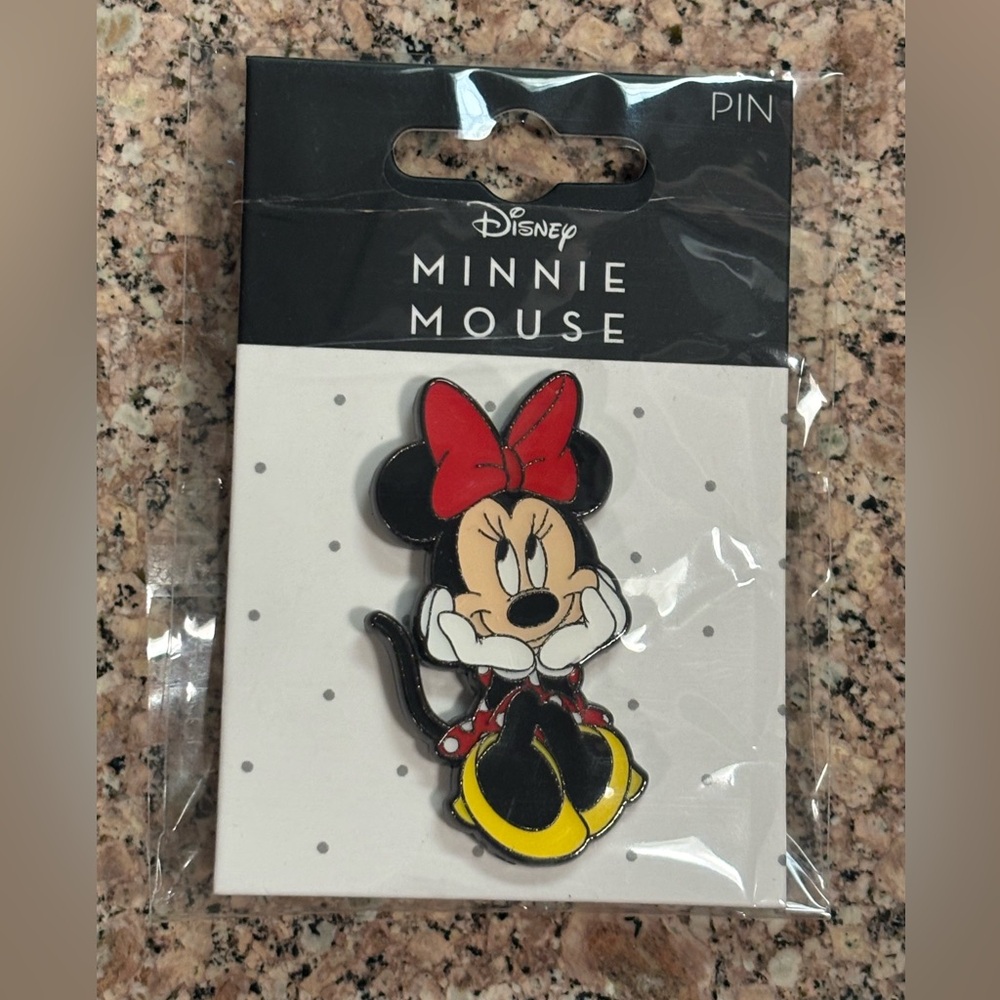 New Disney Minnie Mouse by Neon Tuesday Pinback Trading Pin